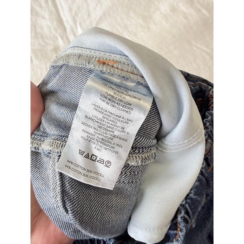 Pilcro | Women’s XS (30” inseam) | Wide Leg Drawstring Waist Jeans Medium Wash - Picture 4 of 9